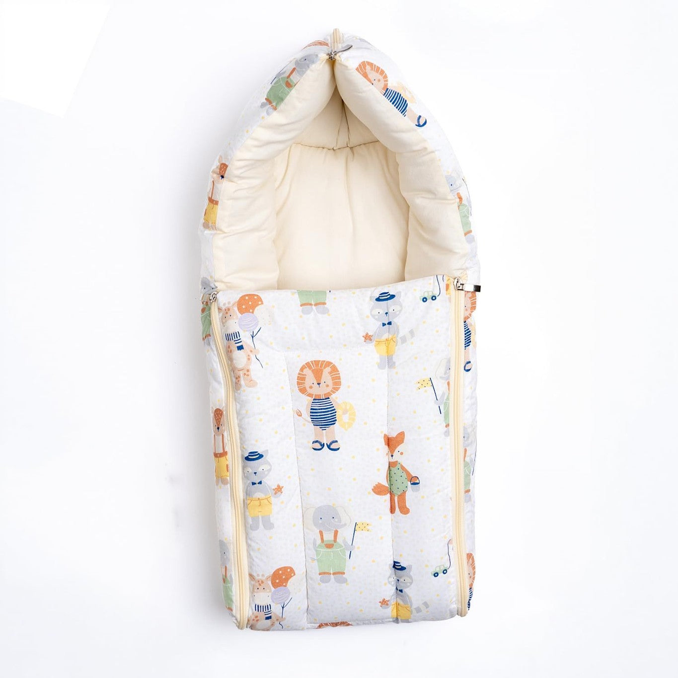 3 in 1 Baby Sleeping Bag & Carry Nest | Cotton Bedding Set for Infants