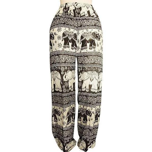 African High-Waist handmade pant