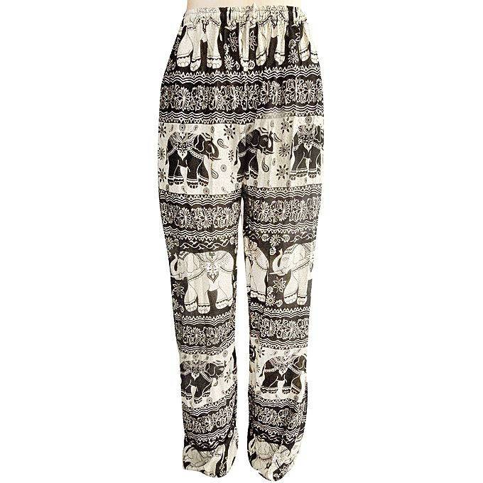 African High-Waist handmade pant