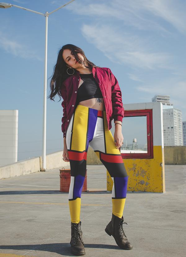 Mondrian De Stijl Art Movement Legging