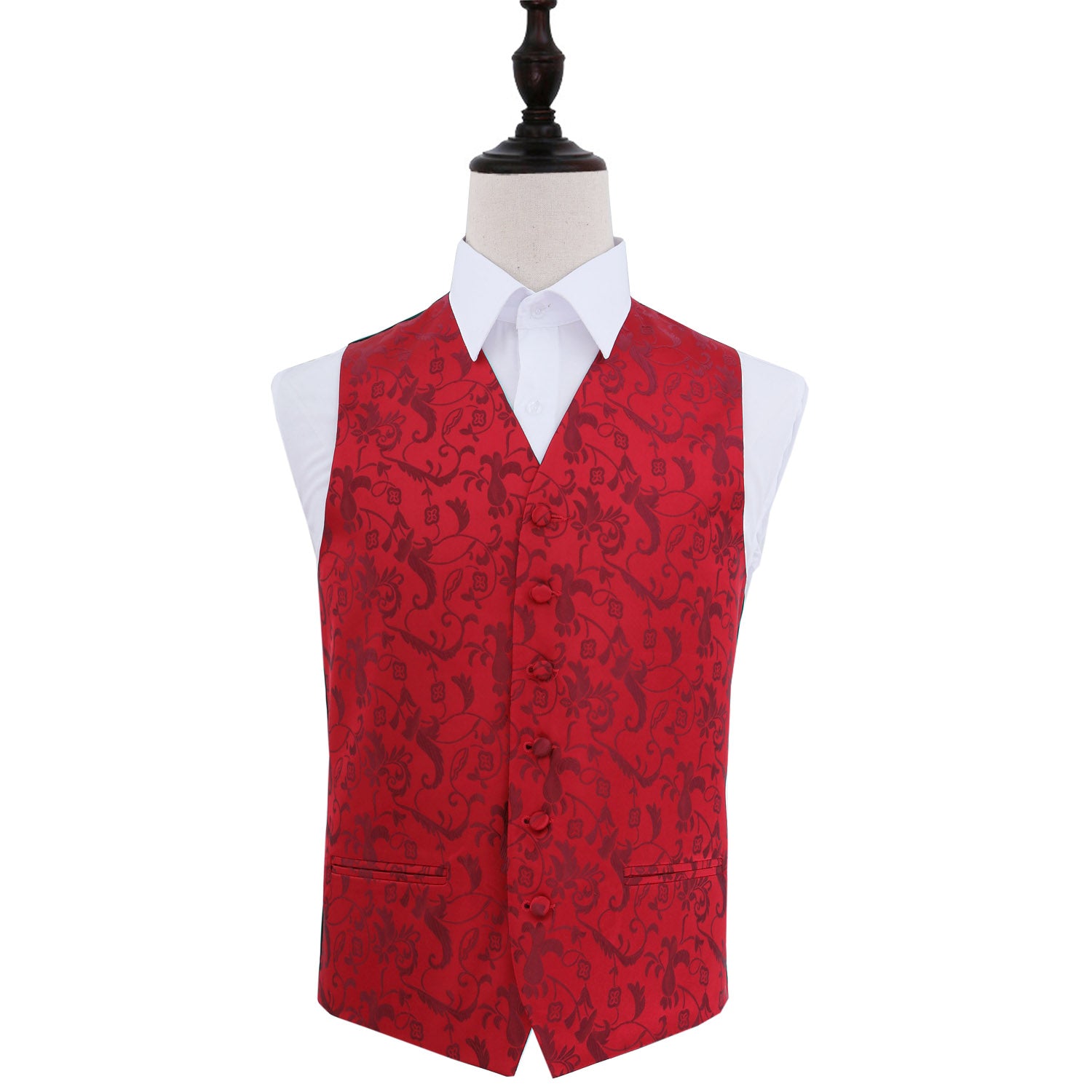 Passion Waistcoat - Burgundy, 38'