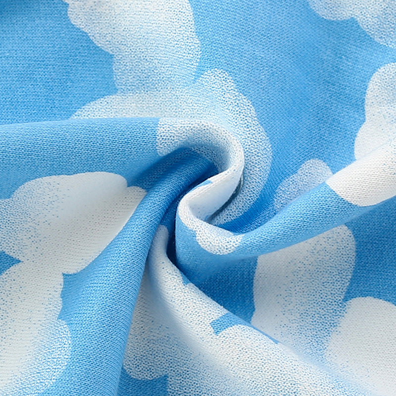 Arrival Geometric Clouds Pattern Long Sleeves Pullover for Kids