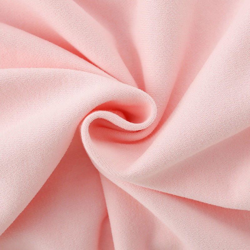 Autumn and Spring Arrival Rabbits Cartoon Pattern Long Sleeves