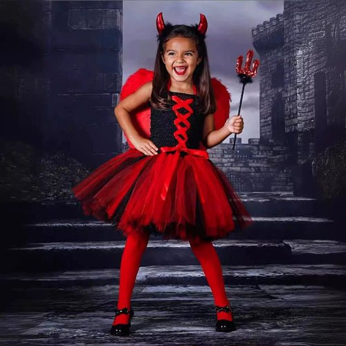 Halloween Witch Costume Set Dress with Hat