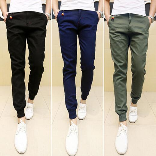 Mens Skinny Joggers Chinos Slim Pants Men Trousers Hip Hop Pantalones