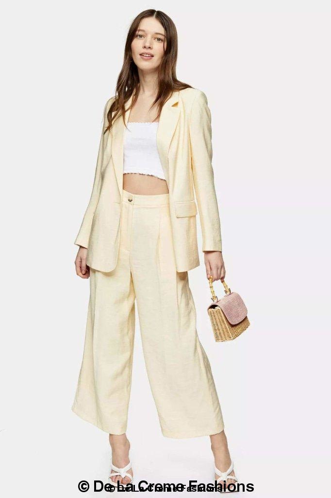 Topshop Womens Single Breasted Blazer & Trouser 2 Piece Suit
