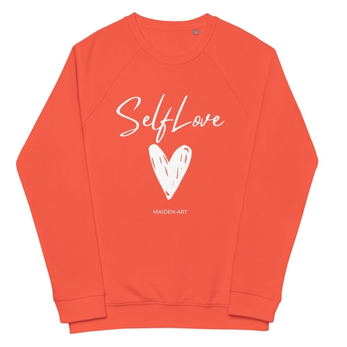 Organic sweatshirt SELF LOVE Unisex organic raglan sweatshirt