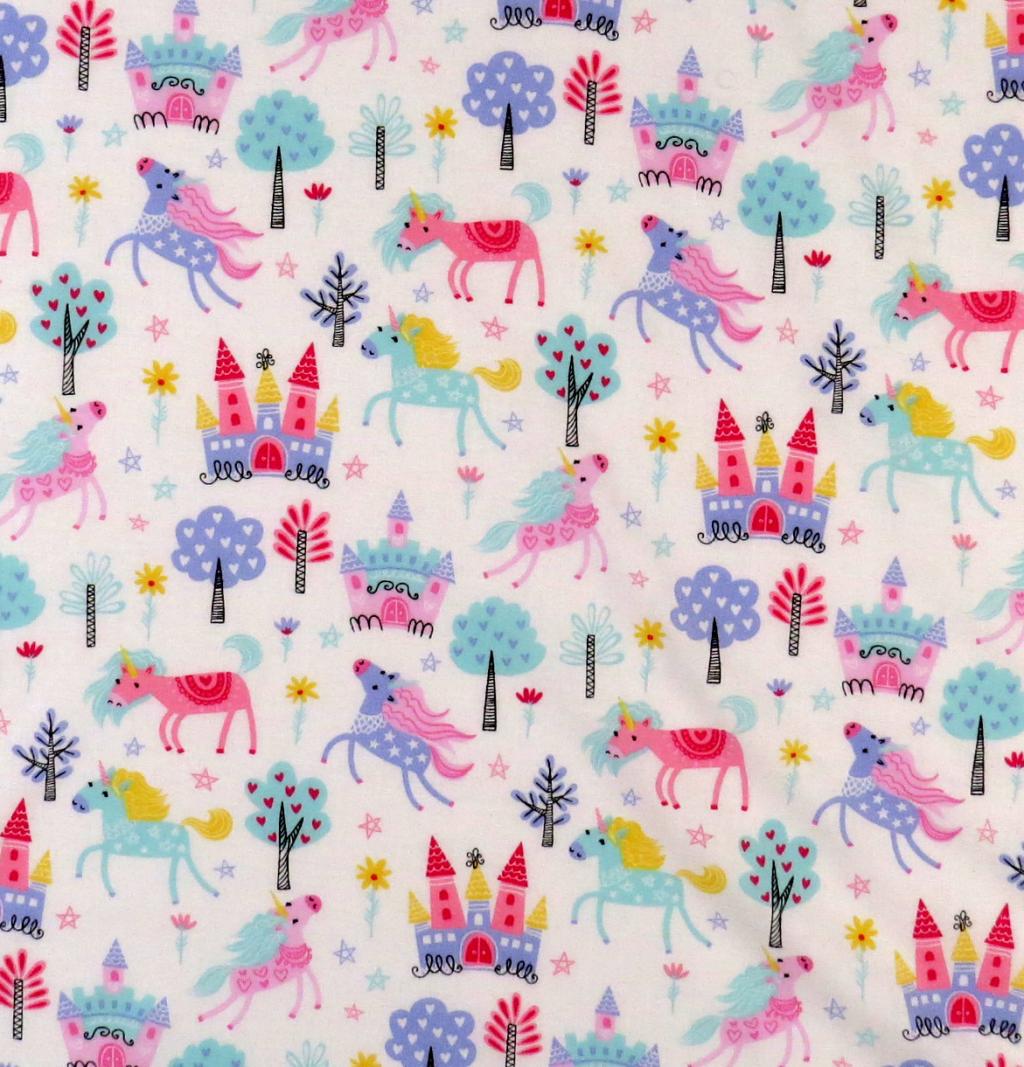 SheetWorld Fitted Crib Sheet Set - 100% Cotton Woven - Unicorns, Made