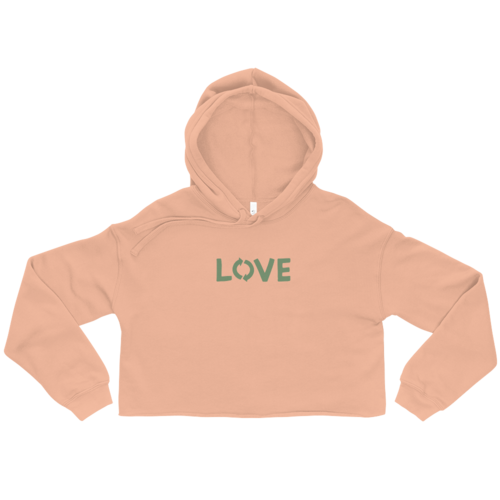 Women's Love Crop Hoodie
