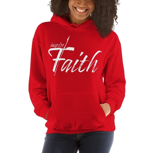 Womens Hoodie - Pullover Hooded Sweatshirt - Graphic/inspire Faith