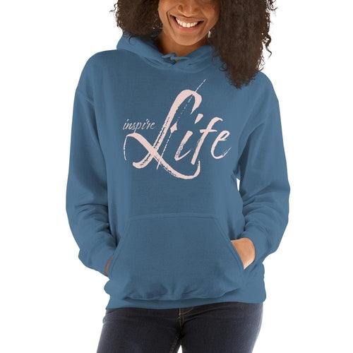 Womens Hoodie - Pullover Hooded Sweatshirt - Graphic/inspire Life