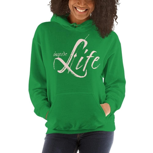 Womens Hoodie - Pullover Hooded Sweatshirt - Graphic/inspire Life