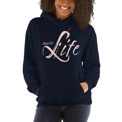Womens Hoodie - Pullover Hooded Sweatshirt - Graphic/inspire Life