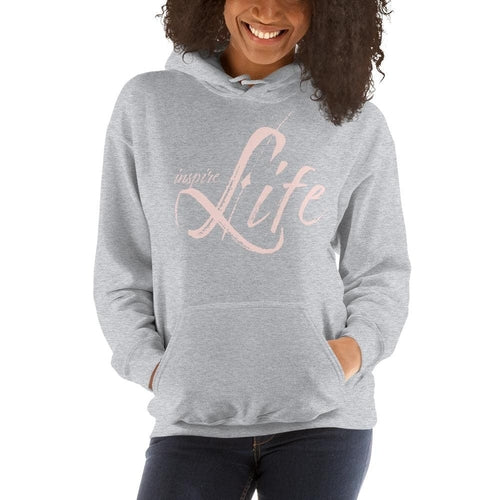 Womens Hoodie - Pullover Hooded Sweatshirt - Graphic/inspire Life